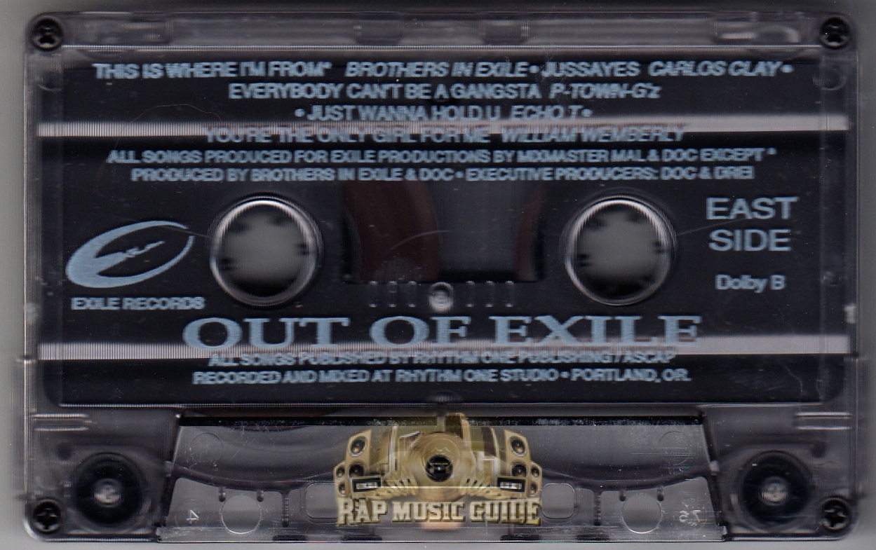 Exile Records Out Of Exile Cassette Tape Rap Music Guide